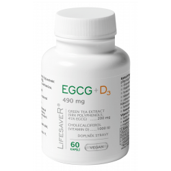 LifesaveR® EGCG+D3 60 cps....